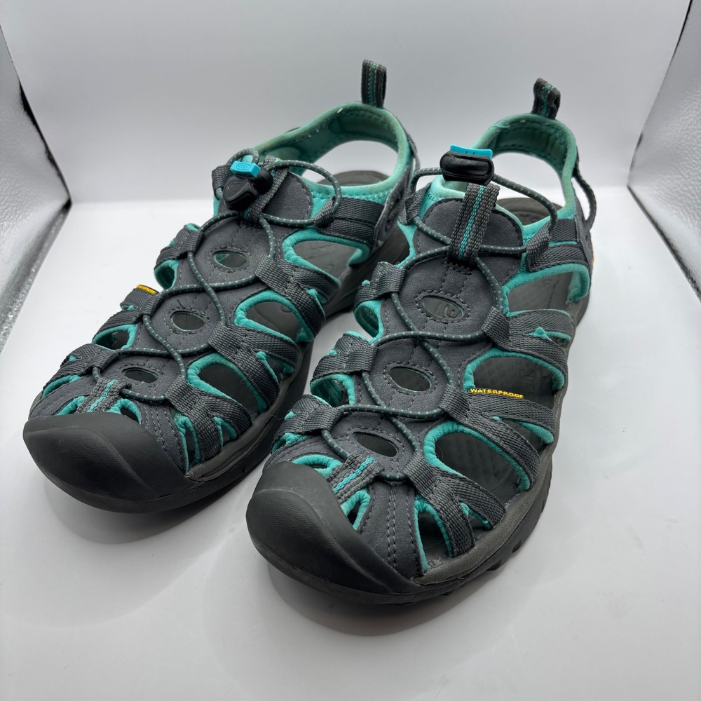 Women's 9.5 - KEEN Whisper Sandals Dark Shadow Ceramic Hiking Water Shoe 1003717